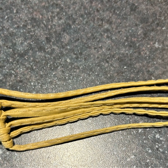 Macrame Boho Belt with beads.  Very cool piece ! - Picture 13 of 13